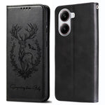 For Xiaomi Redmi Turbo 4 5G / Poco X7 Pro 5G Stand Case Lucky Deer Imprinted Magnetic Closure Leather Wallet Phone Cover
