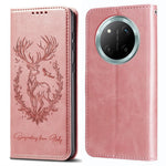 Stand Case for Honor X60 Pro 5G / X9c 5G / Magic7 Lite 5G Lucky Deer Imprinted Magnetic Closure Leather Wallet Phone Cover