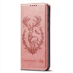 Stand Case for Honor X60 Pro 5G / X9c 5G / Magic7 Lite 5G Lucky Deer Imprinted Magnetic Closure Leather Wallet Phone Cover