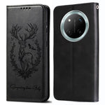 Stand Case for Honor X60 Pro 5G / X9c 5G / Magic7 Lite 5G Lucky Deer Imprinted Magnetic Closure Leather Wallet Phone Cover