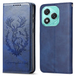 For Honor 400 Lite 5G Stand Case Lucky Deer Imprinted Magnetic Closure Leather Wallet Phone Cover