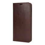 For Samsung Galaxy S25 Edge Case Crazy Horse Texture Split Leather Wallet Phone Cover