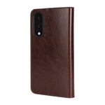 For Samsung Galaxy S25 Edge Case Crazy Horse Texture Split Leather Wallet Phone Cover