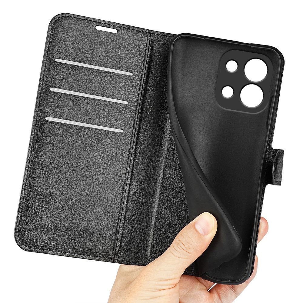 For OnePlus 13T 5G Case Litchi Texture Shockproof Leather Wallet Phone Cover