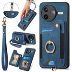 Xiaomi Poco F7 Pro 5G / Xiaomi Redmi K80 5G Retro PU-läder bakstycke med RFID-blockerande korthållare