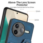 Xiaomi Poco F7 Pro 5G / Xiaomi Redmi K80 5G Retro PU-läder bakstycke med RFID-blockerande korthållare