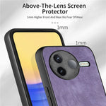 For Xiaomi Poco F7 Pro 5G / Xiaomi Redmi K80 5G Case Shockproof Slim Retro Leather Phone Back Cover