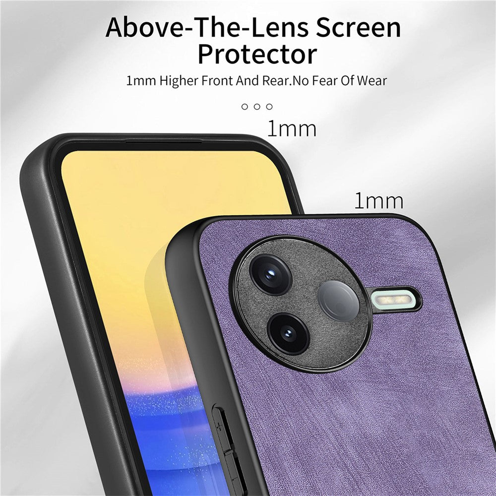 For Xiaomi Poco F7 Pro 5G / Xiaomi Redmi K80 5G Case Shockproof Slim Retro Leather Phone Back Cover