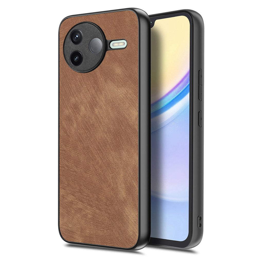 For Xiaomi Poco F7 Pro 5G / Xiaomi Redmi K80 5G Case Shockproof Slim Retro Leather Phone Back Cover