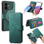CASENEO För Oppo Reno13 F 5G (Reno 13 FS 5G) / 4G Magnetiskt Skal Avtagbart Läderfodral för mobil