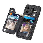 Xiaomi Poco F7 Ultra 5G / Xiaomi Redmi K80 Pro 5G-cover i læder + PC + TPU, pungcover med lynlås