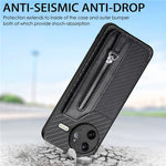 Xiaomi Poco F7 Ultra 5G / Xiaomi Redmi K80 Pro 5G-cover i læder + PC + TPU, pungcover med lynlås