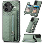 Xiaomi Poco F7 Ultra 5G / Xiaomi Redmi K80 Pro 5G-cover i læder + PC + TPU, pungcover med lynlås
