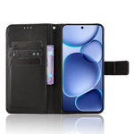 For Oppo Find X8s 5G Leather Wallet Case with Strap Diamond Texture Phone Cover