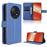 For Oppo A5 Pro 5G (China) / Oppo F29 Pro 5G (Global) Leather Wallet Case with Strap Diamond Texture Phone Cover