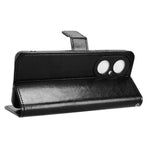 For Huawei Enjoy 80 PU Leather Case with Strap Crazy Horse Texture Phone Wallet Cover