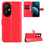 For Huawei Enjoy 80 PU Leather Case with Strap Crazy Horse Texture Phone Wallet Cover