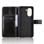 For Xiaomi Redmi A5 NFC (EU) (173.45mm) PU Leather Case with Strap Crazy Horse Texture Phone Wallet Cover