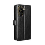 For Xiaomi Redmi A5 NFC (EU) (173.45mm) PU Leather Case with Strap Crazy Horse Texture Phone Wallet Cover