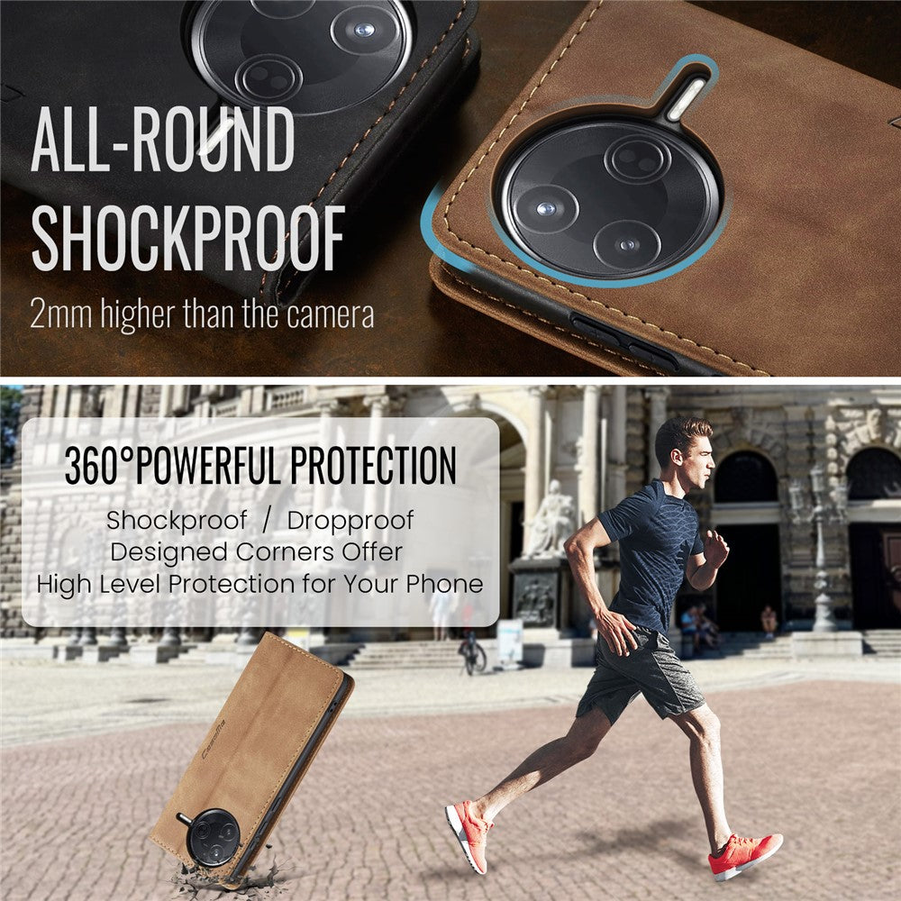 CASEME For Xiaomi Poco F7 Ultra 5G / Xiaomi Poco F7 Pro 5G Wallet Case  013 Series PU Leather Phone Cover Stand