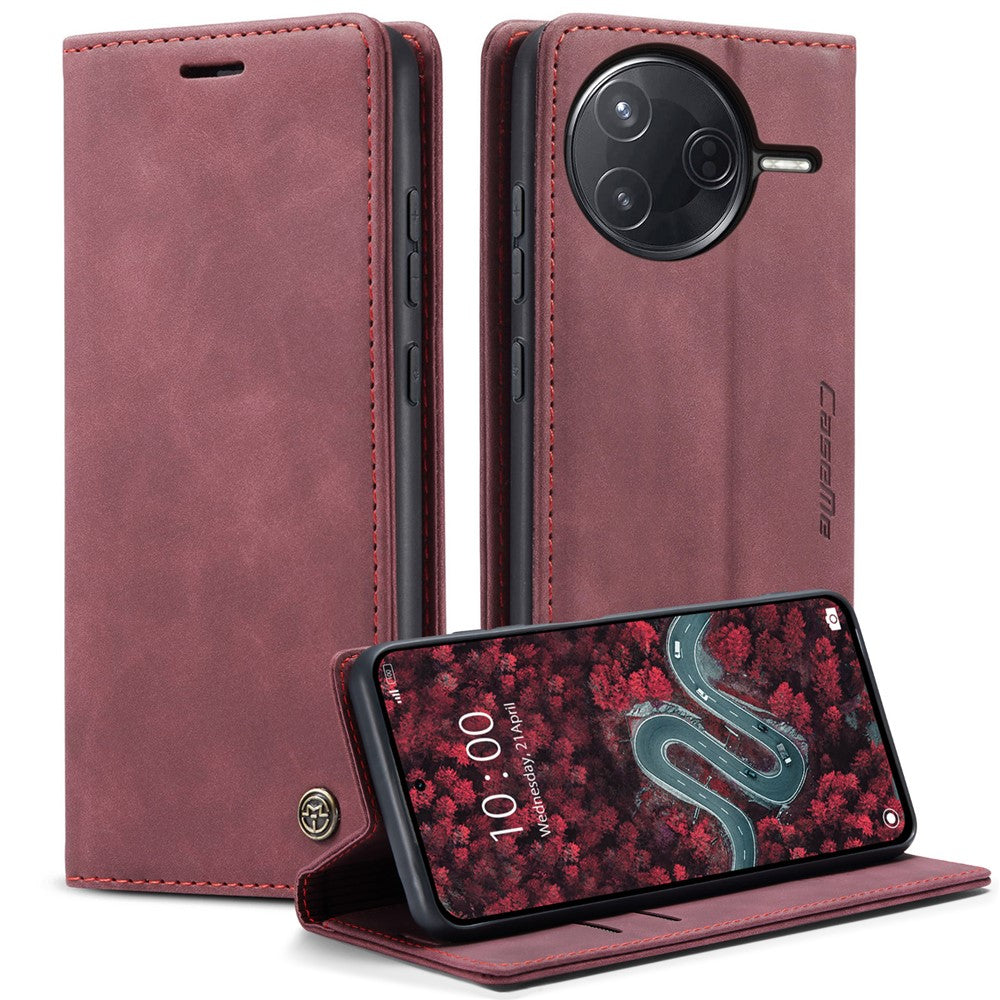 CASEME For Xiaomi Poco F7 Ultra 5G / Xiaomi Poco F7 Pro 5G Wallet Case  013 Series PU Leather Phone Cover Stand