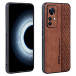 AZNS För Xiaomi 12T 5G / Redmi K50 Ultra 5G Reptåligt Mobilskal Skal Präglat Mönster PU-läder + TPU mobilskal
