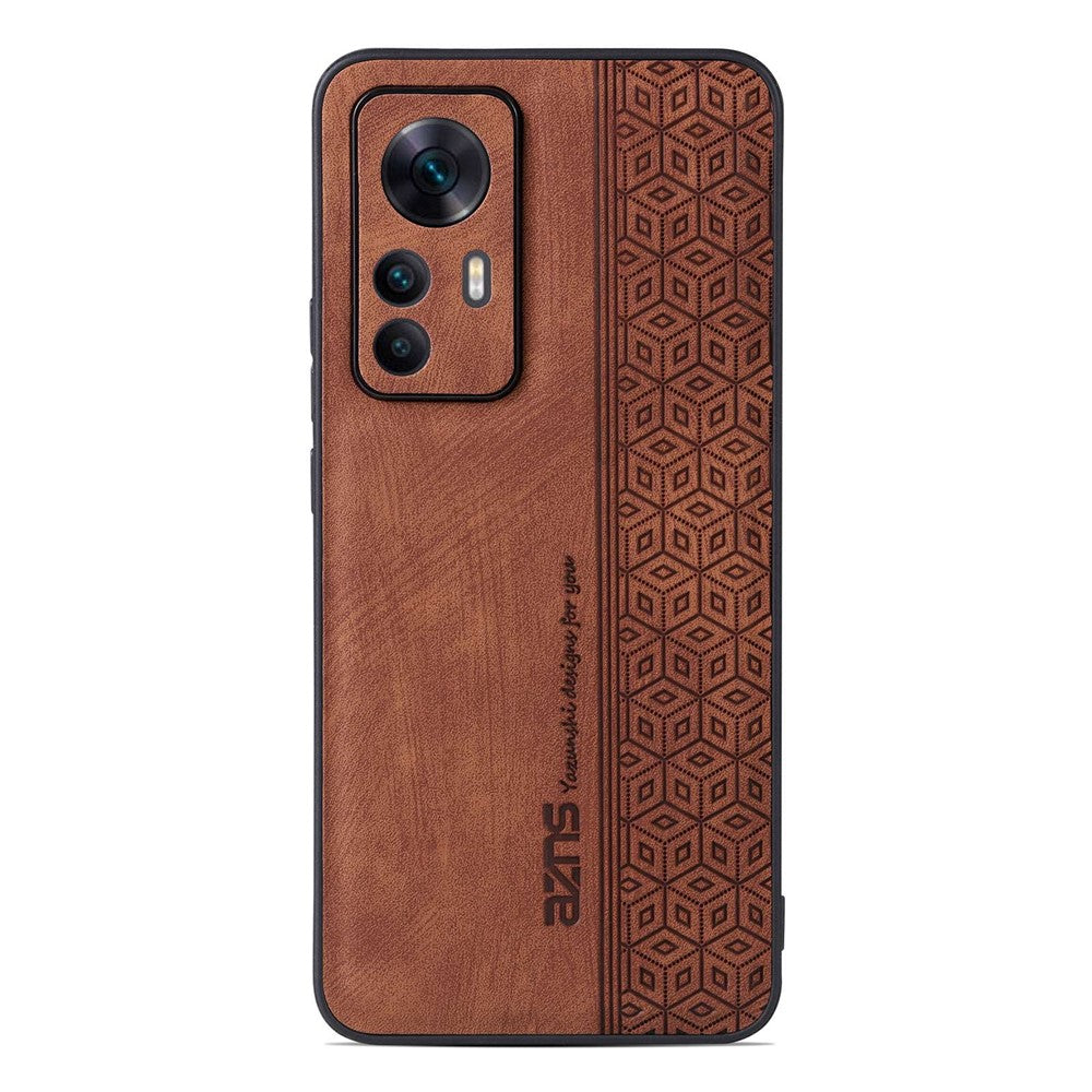 AZNS För Xiaomi 12T 5G / Redmi K50 Ultra 5G Reptåligt Mobilskal Skal Präglat Mönster PU-läder + TPU mobilskal