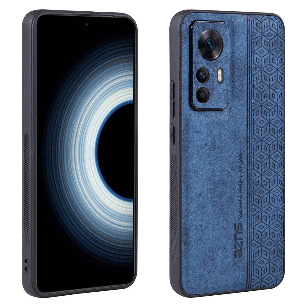 AZNS För Xiaomi 12T 5G / Redmi K50 Ultra 5G Reptåligt Mobilskal Skal Präglat Mönster PU-läder + TPU mobilskal