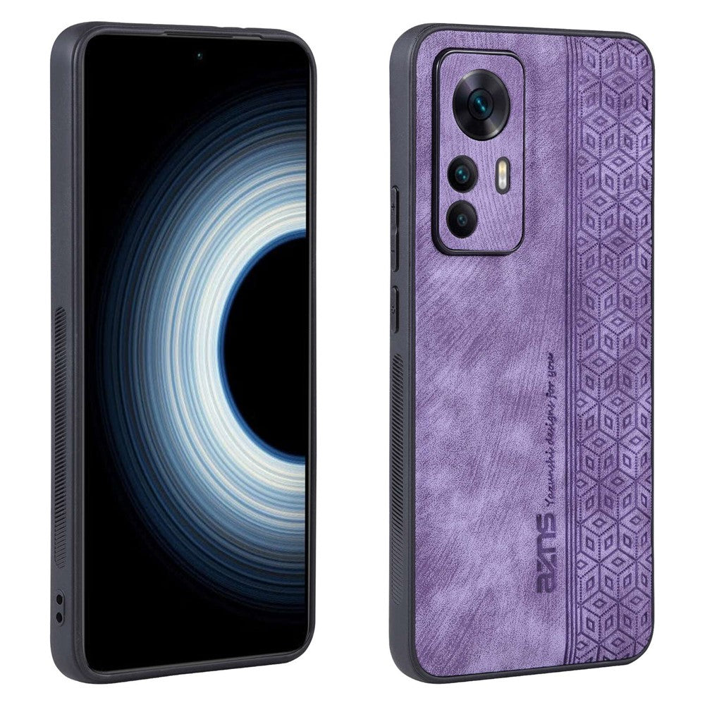AZNS För Xiaomi 12T 5G / Redmi K50 Ultra 5G Reptåligt Mobilskal Skal Präglat Mönster PU-läder + TPU mobilskal