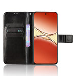Oppo A5 Pro 5G (Kina) / Oppo F29 Pro 5G (Global) PU-läderskal med rem, plånboksfodral med Crazy Horse-textur