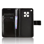 For Oppo Find X8s 5G PU Leather Case with Strap Crazy Horse Texture Phone Wallet Cover