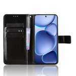 For Oppo Find X8s 5G PU Leather Case with Strap Crazy Horse Texture Phone Wallet Cover
