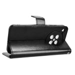 For Oppo Find X8s 5G PU Leather Case with Strap Crazy Horse Texture Phone Wallet Cover