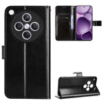 For Oppo Find X8s+ 5G PU Leather Case with Strap Crazy Horse Texture Phone Wallet Cover