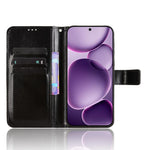 For Oppo Find X8s+ 5G PU Leather Case with Strap Crazy Horse Texture Phone Wallet Cover