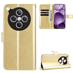 For Oppo Find X8s+ 5G PU Leather Case with Strap Crazy Horse Texture Phone Wallet Cover