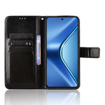 For Oppo K13 5G PU Leather Case with Strap Crazy Horse Texture Phone Wallet Cover