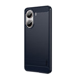 MOFI For Xiaomi Poco X7 Pro 5G Back Cover  Brushed Texture Carbon Fiber Soft TPU Case