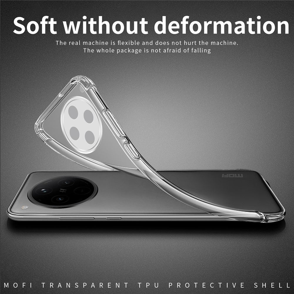 MOFI For Oppo Find X8s+ 5G Clear Phone Case  Ultra-Thin TPU Phone Back Cover