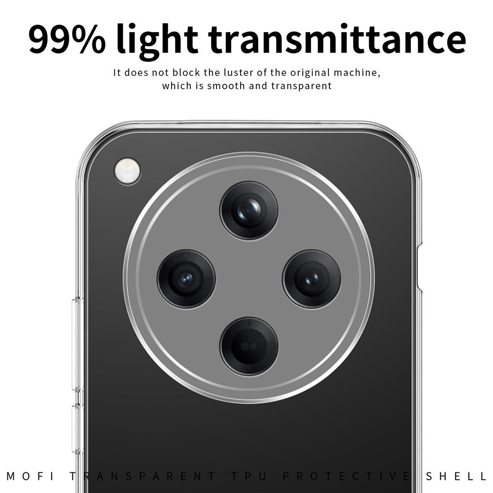 MOFI For Oppo Find X8s+ 5G Clear Phone Case  Ultra-Thin TPU Phone Back Cover