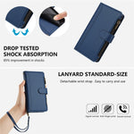 For Xiaomi Redmi Note 14 5G (China) / Xiaomi Poco M7 Pro 5G / Xiaomi Redmi Note 14 5G Leather Case 9 Card Slots Zipper Wallet Stand Phone Cover with Wrist Strap