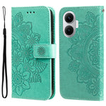 For Xiaomi Poco F7 5G / Redmi Turbo 4 Pro 5G Case Floral Pattern PU Leather Wallet Stand Phone Cover