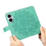 For Xiaomi Poco F7 5G / Redmi Turbo 4 Pro 5G Case Floral Pattern PU Leather Wallet Stand Phone Cover