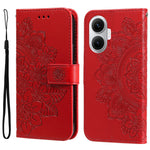 For Xiaomi Poco F7 5G / Redmi Turbo 4 Pro 5G Case Floral Pattern PU Leather Wallet Stand Phone Cover
