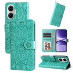 For Xiaomi Poco F7 5G / Redmi Turbo 4 Pro 5G Case Sunflower Imprint Leather Wallet Phone Cover