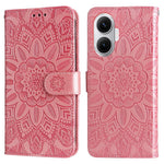 For Xiaomi Poco F7 5G / Redmi Turbo 4 Pro 5G Case Sunflower Imprint Leather Wallet Phone Cover