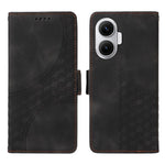 For Xiaomi Poco F7 5G / Redmi Turbo 4 Pro 5G Leather Cases Wallet Rhombus Imprinted Phone Cover Stand with Strap