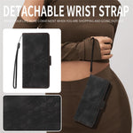 For Xiaomi Poco F7 5G / Redmi Turbo 4 Pro 5G Leather Cases Wallet Rhombus Imprinted Phone Cover Stand with Strap
