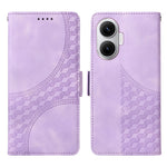 For Xiaomi Poco F7 5G / Redmi Turbo 4 Pro 5G Leather Cases Wallet Rhombus Imprinted Phone Cover Stand with Strap
