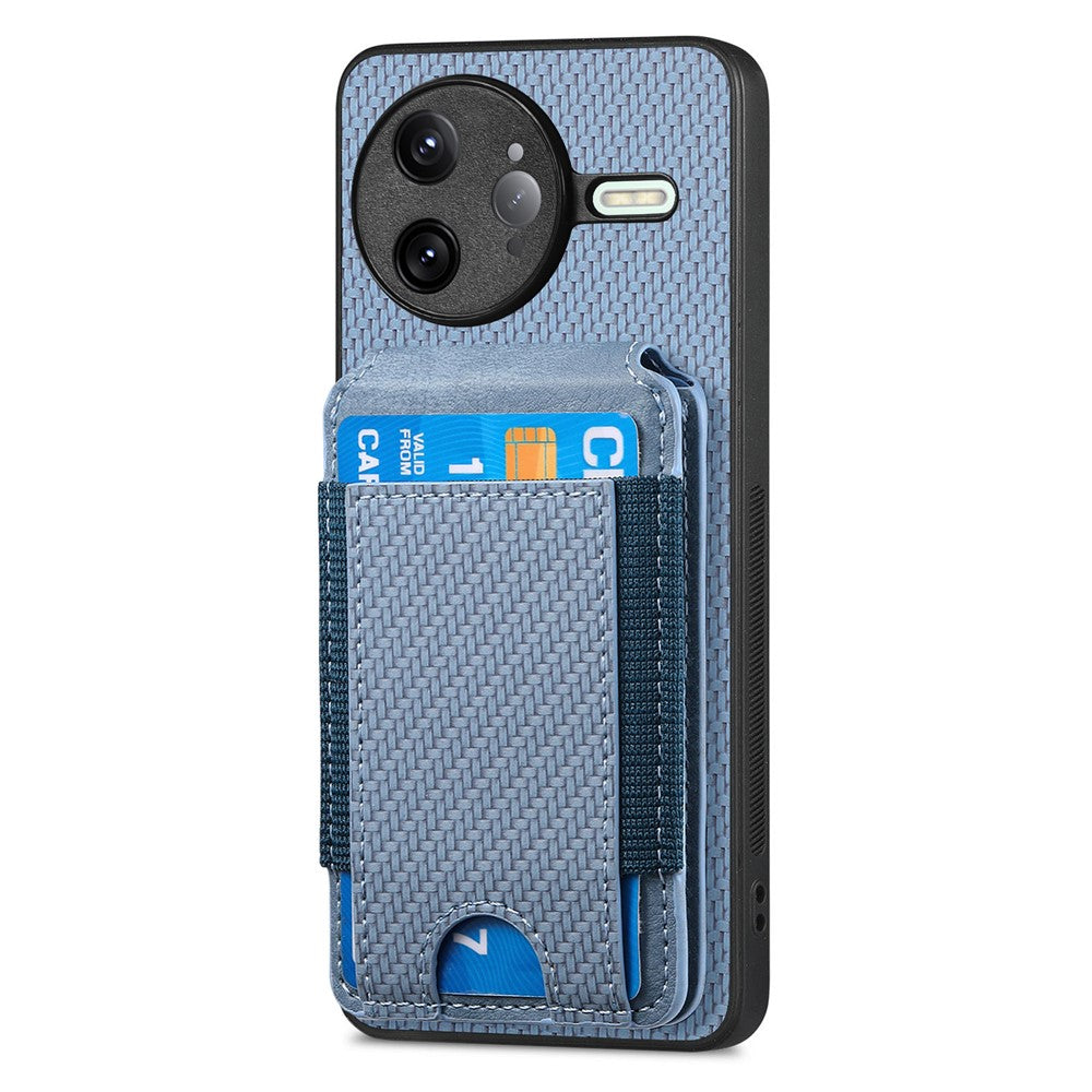 For Xiaomi Poco F7 Ultra 5G / Xiaomi Redmi K80 Pro 5G Case with Card Holder Kickstand Leather Back Cover